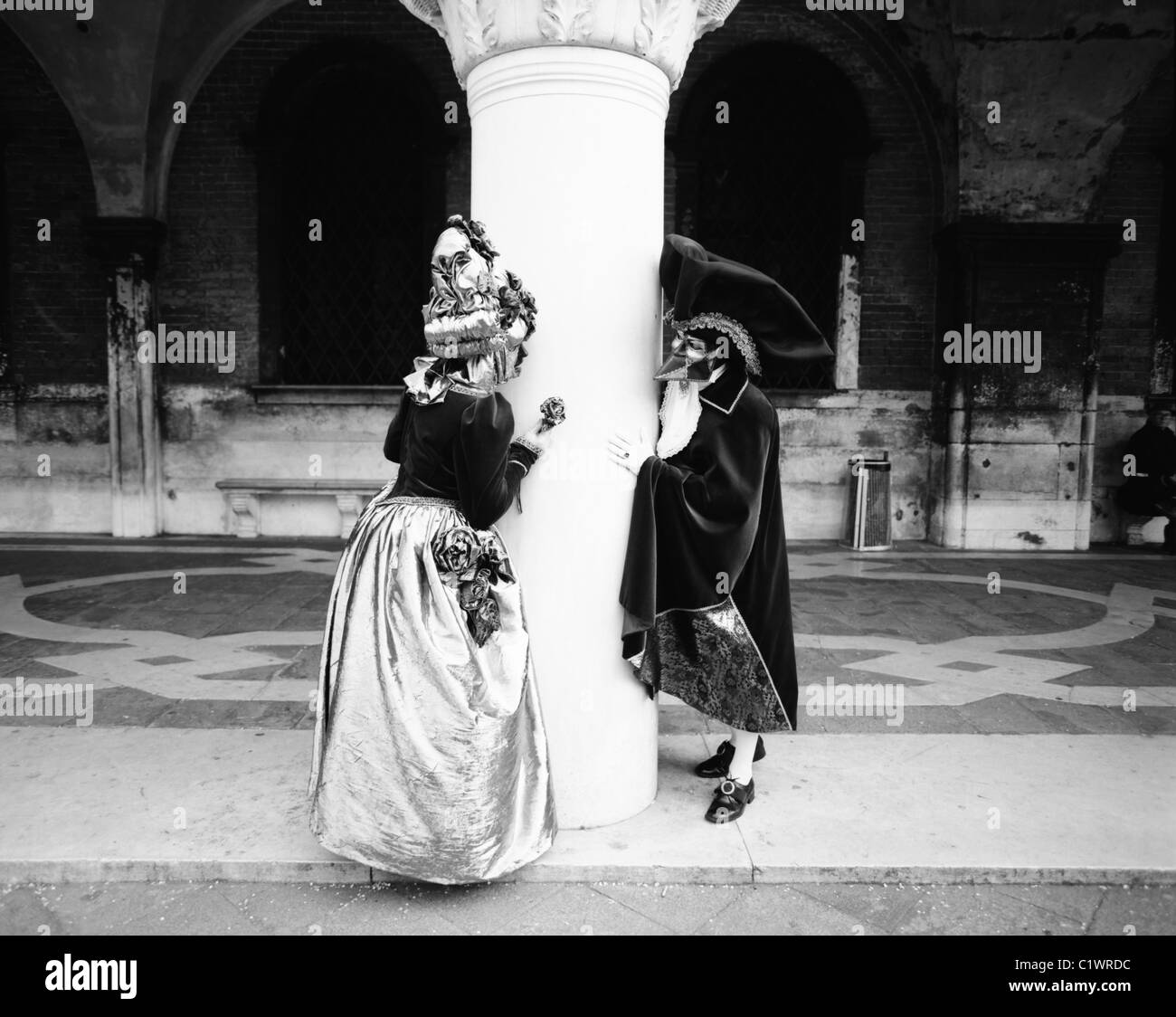 Carnaval de Venise, Venise, Italie (c) 1992 Banque D'Images