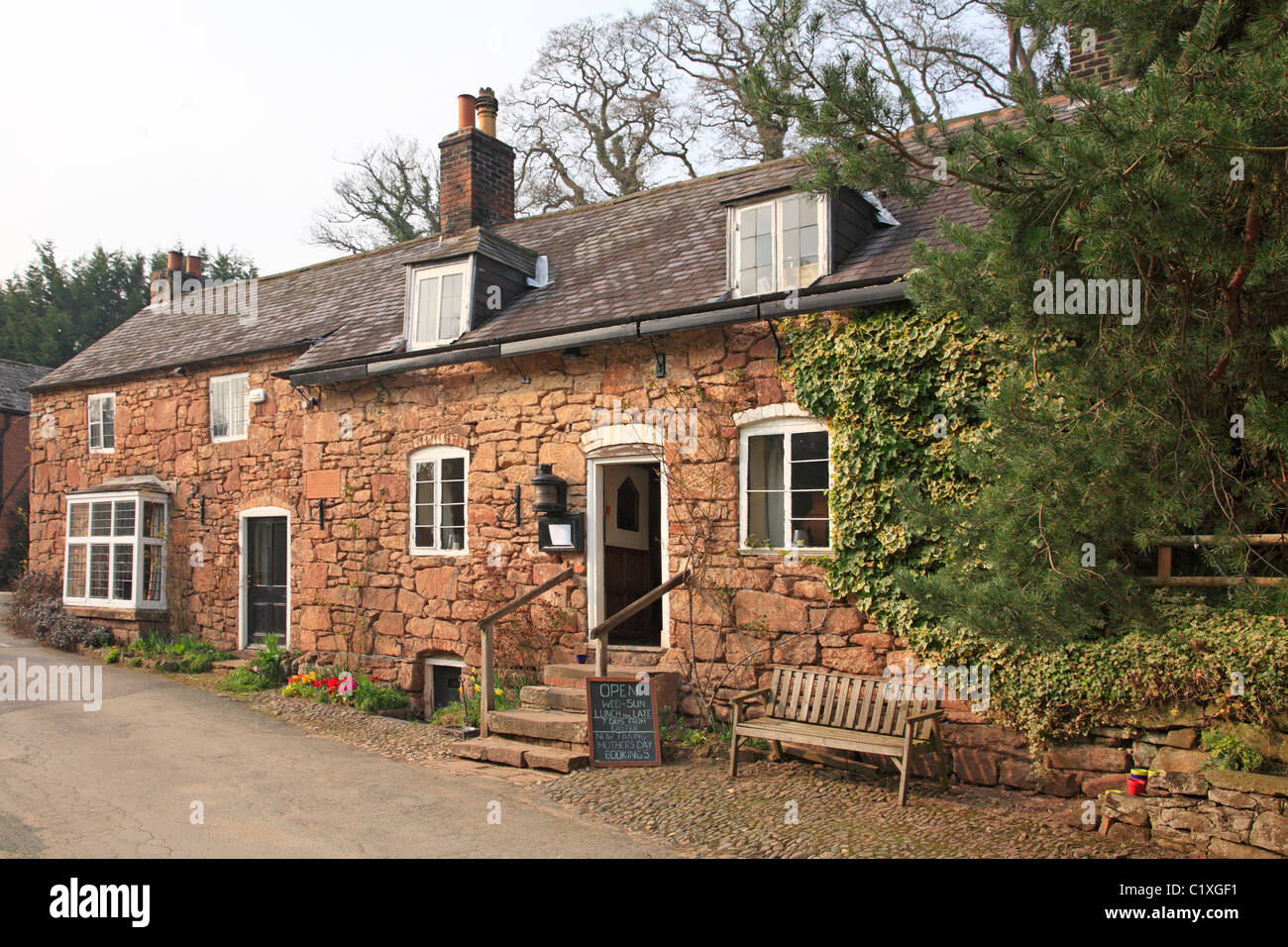 Erbistock bateau Inn North Wales UK United Kingdom eu Europe Banque D'Images