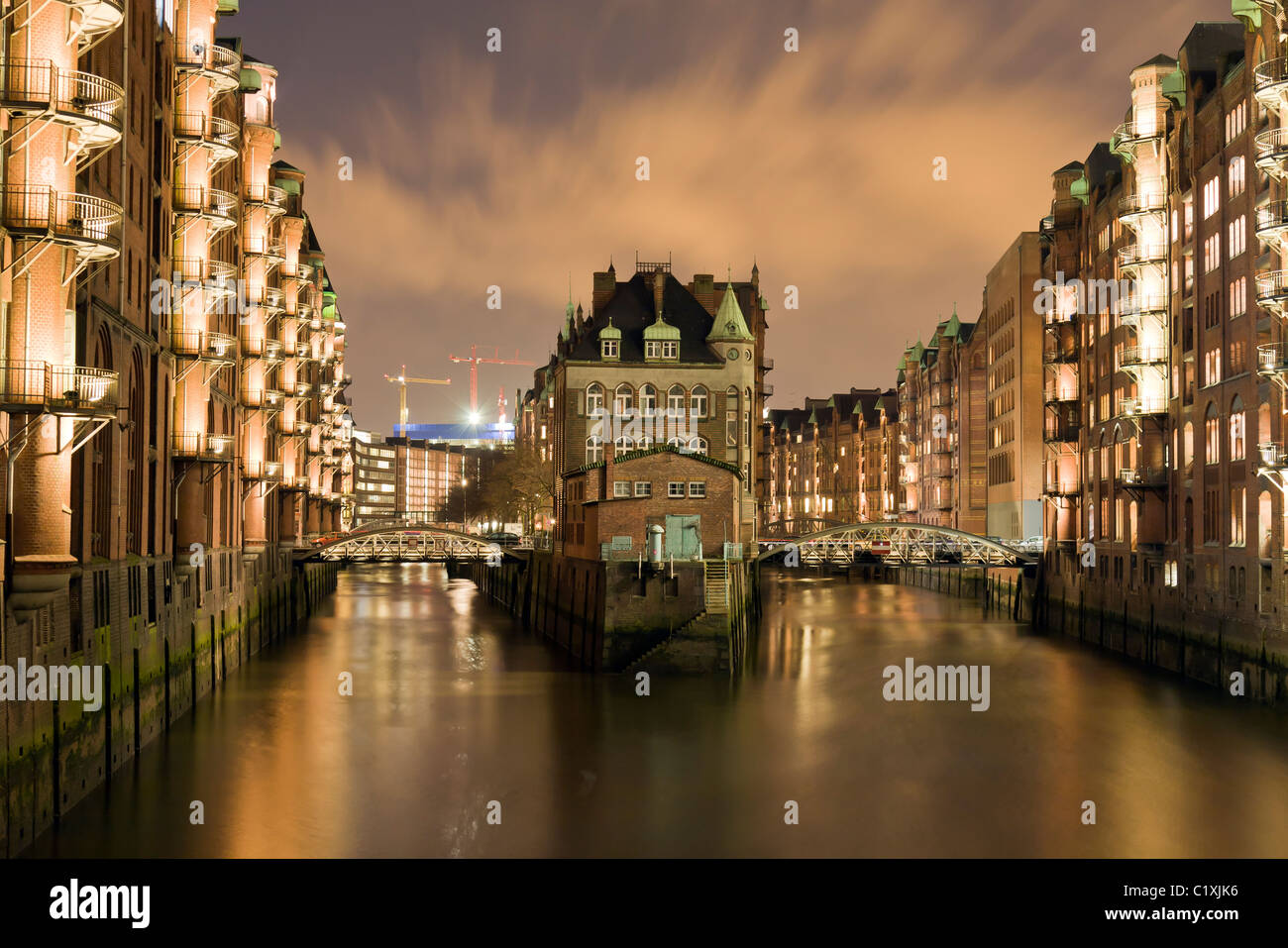 Speicherstadt, Hambourg, Allemagne Banque D'Images