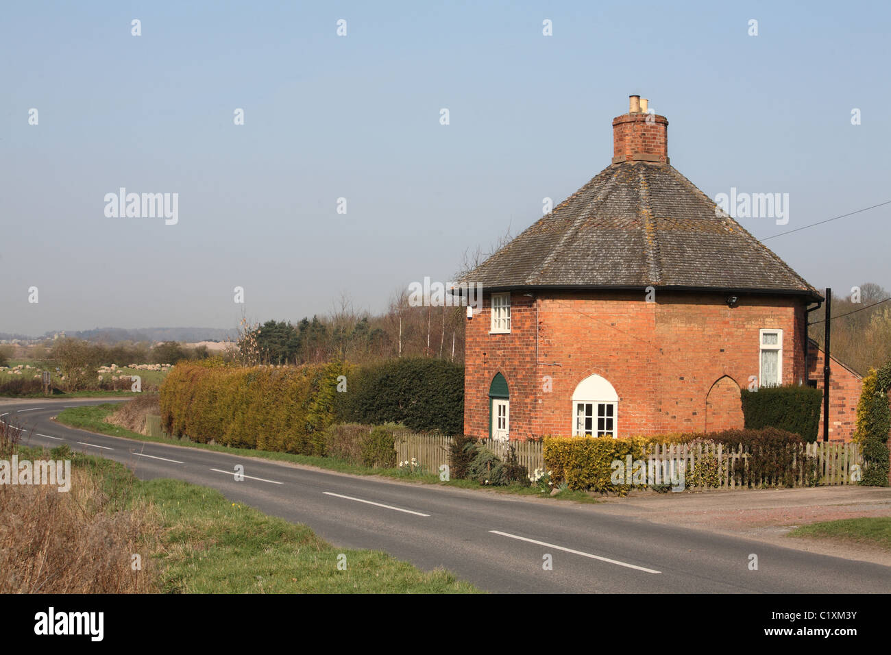 La tour lodge Derbyshire UK Banque D'Images