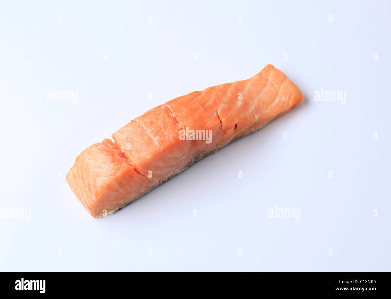 Portrait d'un filet de saumon grillé Banque D'Images