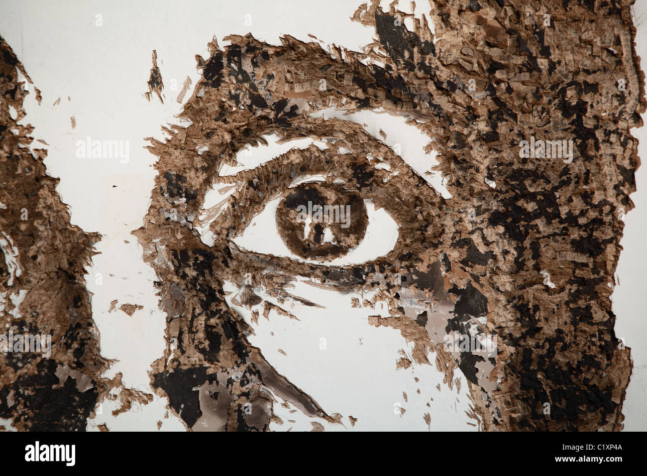 Art urbain à bricklane London UK Banque D'Images