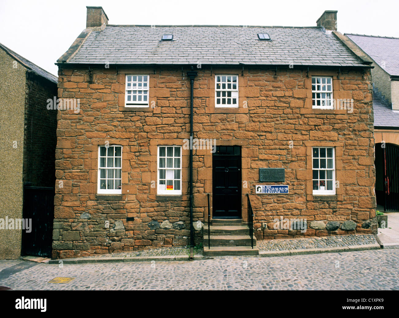 Dumfries, en Écosse. Maison de Robbie Burns, poète écossais Robert Ecosse littérature UK Banque D'Images