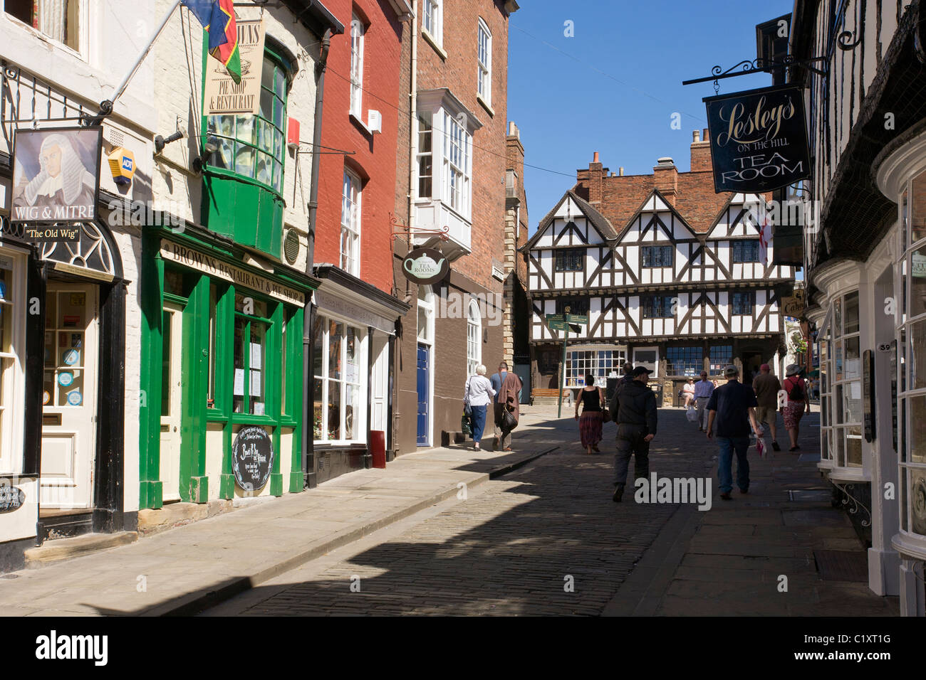 Abrupte, Lincoln, Angleterre Banque D'Images