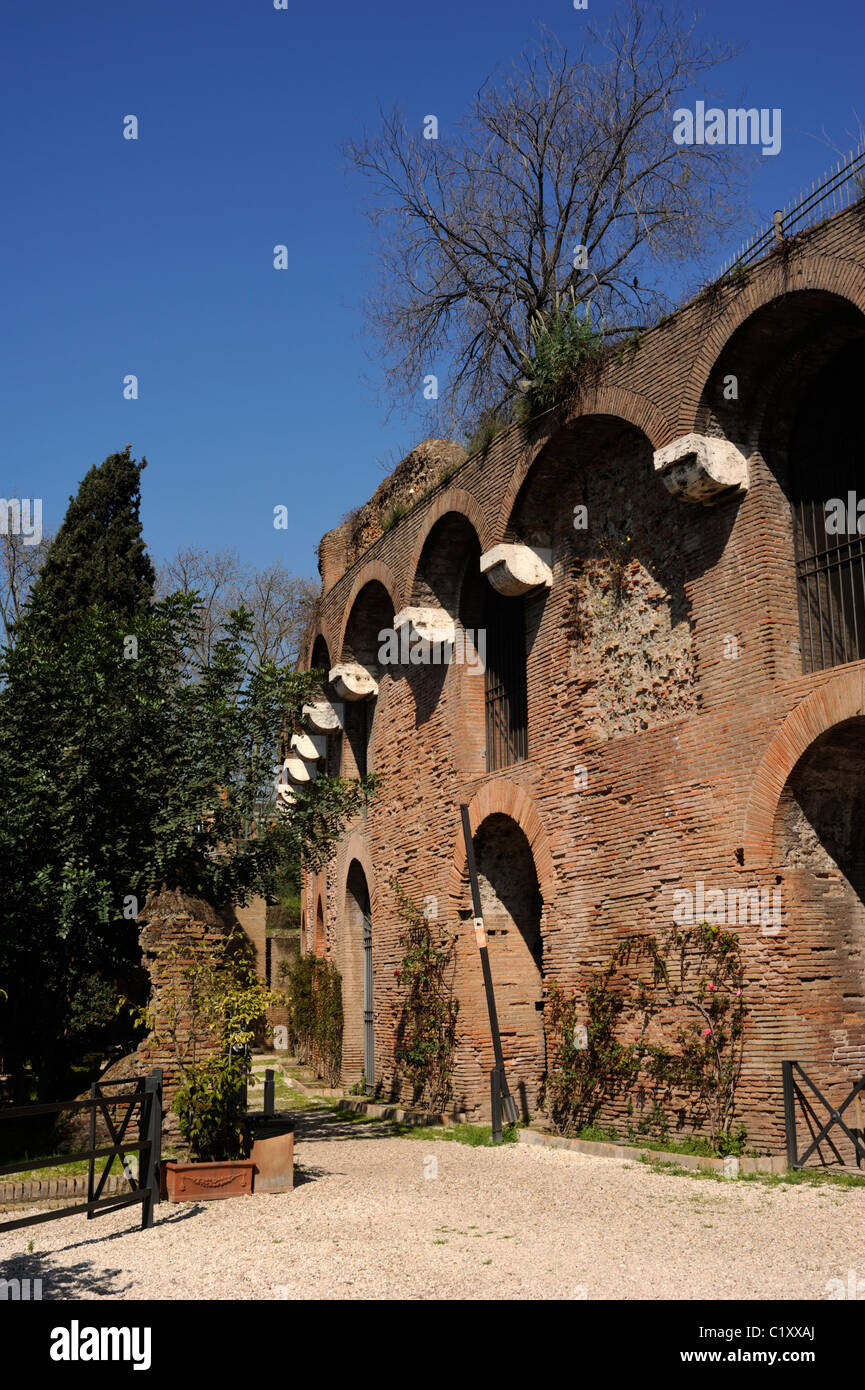 Italie, Rome, Colle Oppio (oppian hill), Domus Aurea Banque D'Images