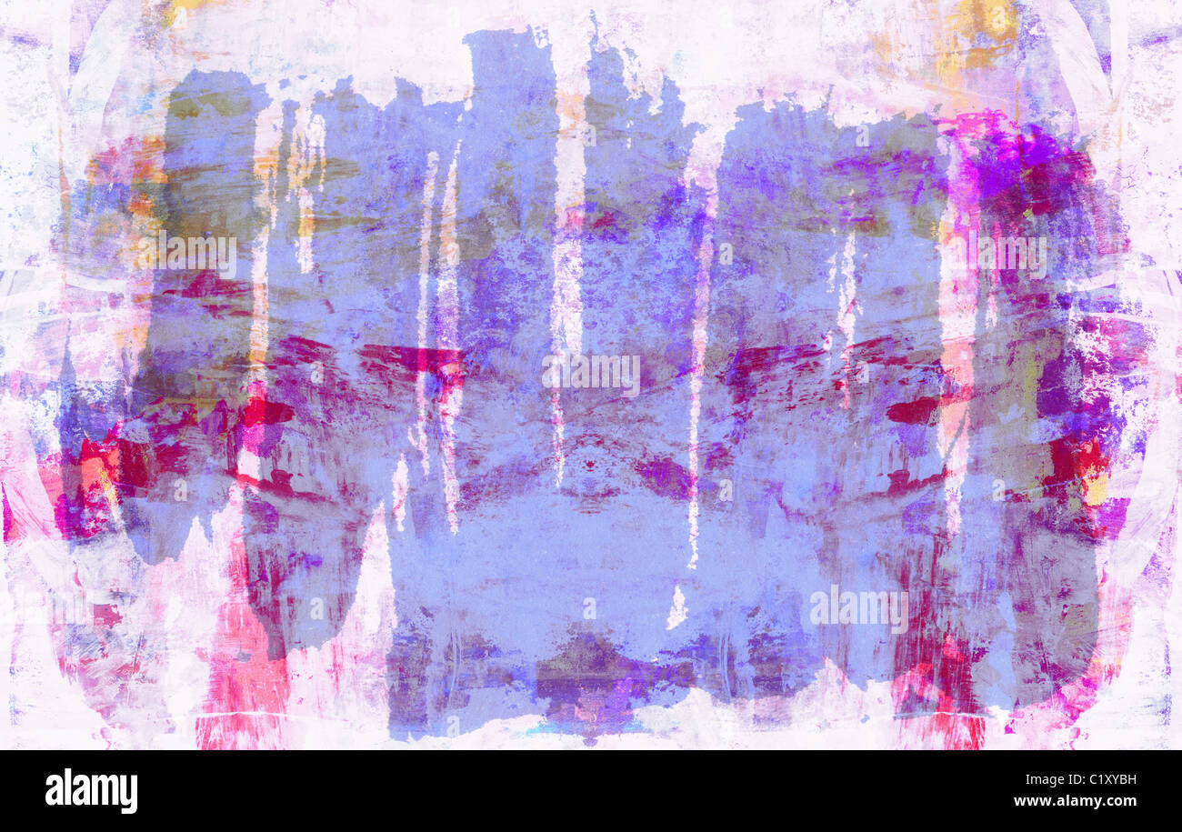 La peinture abstraite moderne d'Art Contemporain Toile de fond ou la texture. Aquarelle peintures à l'huile et acrylique d'art pour Creative Design Conception Banque D'Images