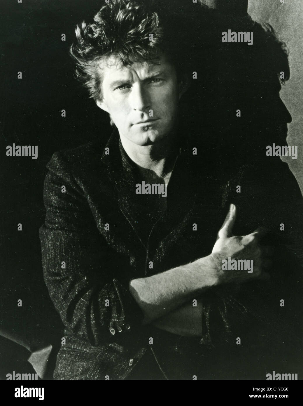 DON HENLEY photo promotionnelle de musicien rock américain en 1985 Banque D'Images