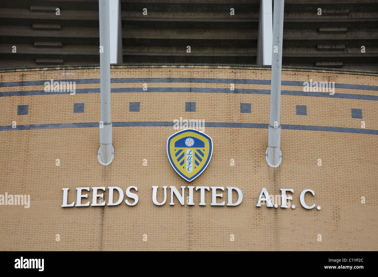 Leeds United A.F.C signeront à l'Elland Road Stadium, Leeds, West Yorkshire, Royaume-Uni Banque D'Images