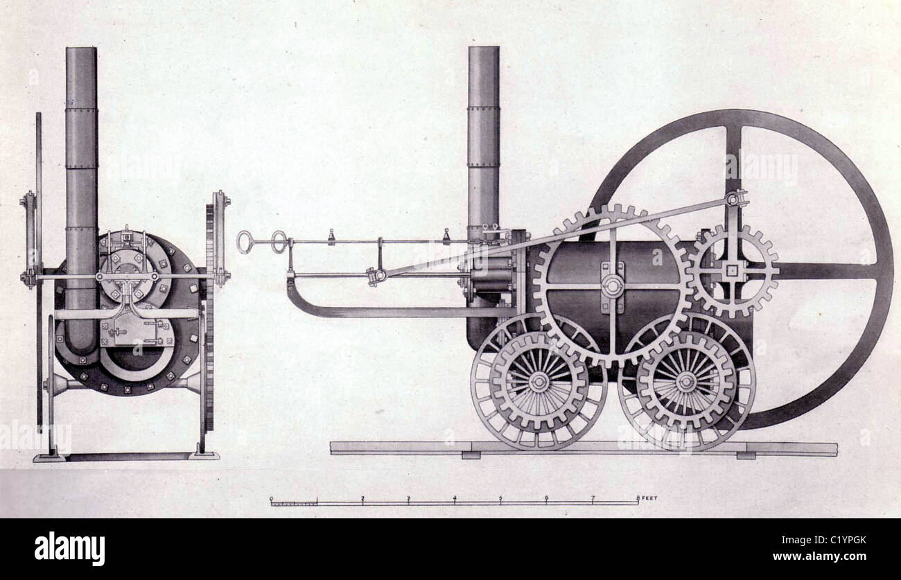 Locomotive de Coalbrookdale Banque D'Images