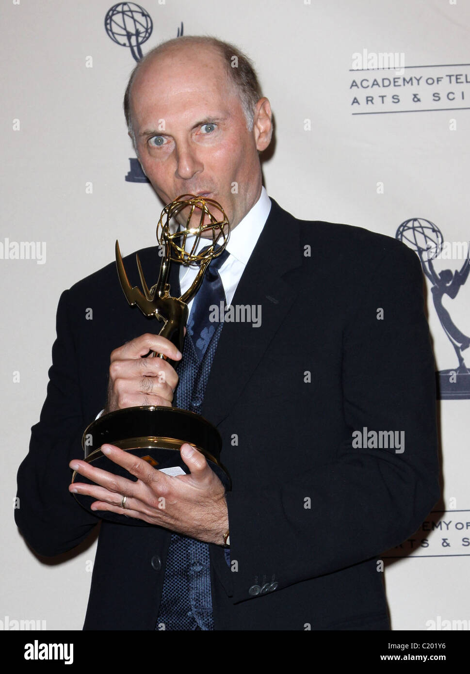 Dan Castellaneta 'Homer Simpson' 61e Primetime Creative Arts Emmy Awards tenue au Nokia Theatre - Salle de presse, Los Angeles Banque D'Images
