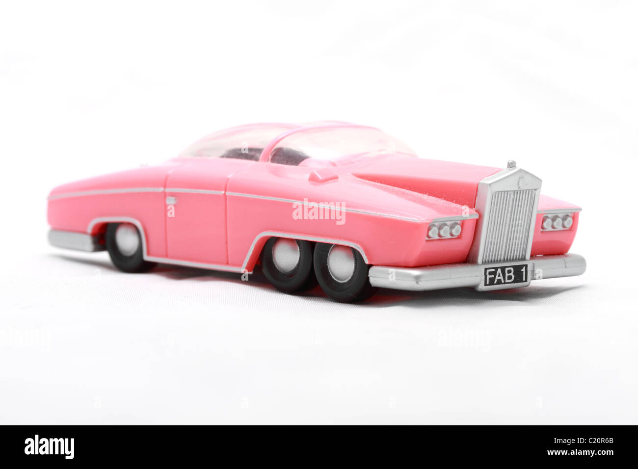 Lady Penelope's toy Rolls Royce ou le modèle de la télévision de la série de marionnettes de Gerry Anderson Thunderbirds. Lady Penelope est l'organisati Banque D'Images