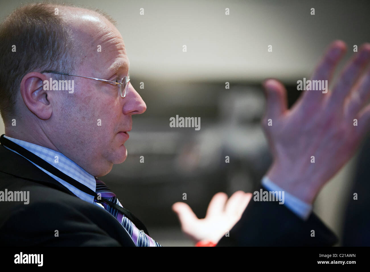 Detroit, Michigan - Stephen J. Girsky, Vice-président de General Motors. Banque D'Images