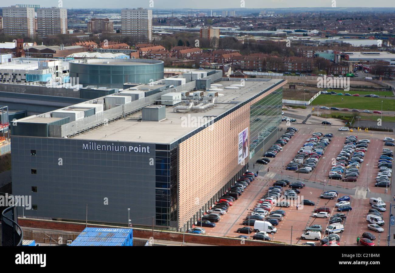 Point de Millenium, l'enseignement scientifique et technologique dans la région de Birmingham, West Midlands. Banque D'Images