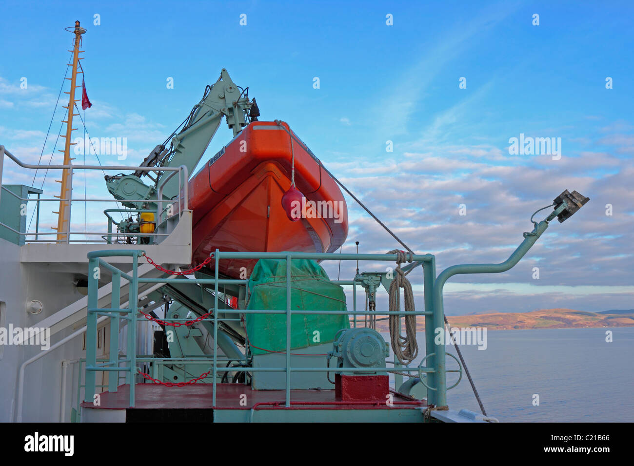 Sur le sauvetage de Kennacraig ferry Port Askaig Banque D'Images