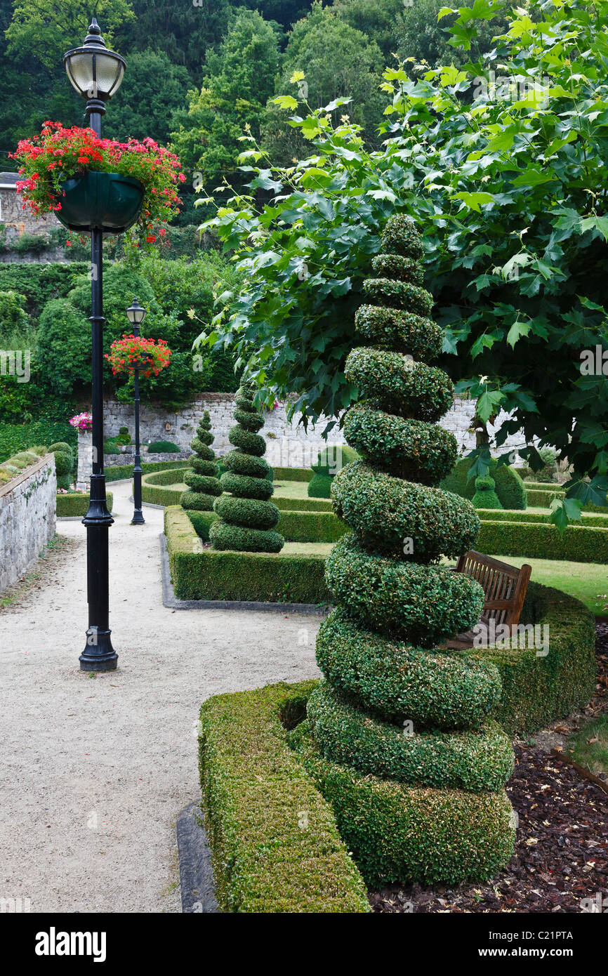 Parc des Topiares (topiary garden), Durbuy, Luxembourg, Wallonie, Belgique Banque D'Images