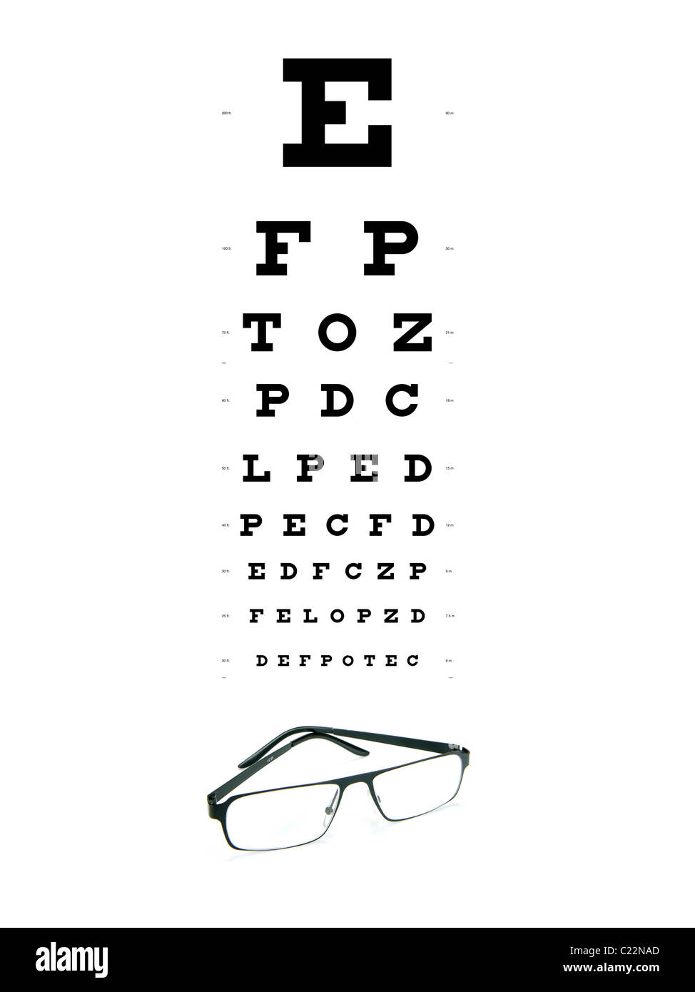 Un tableau et une paire de lunettes Banque D'Images