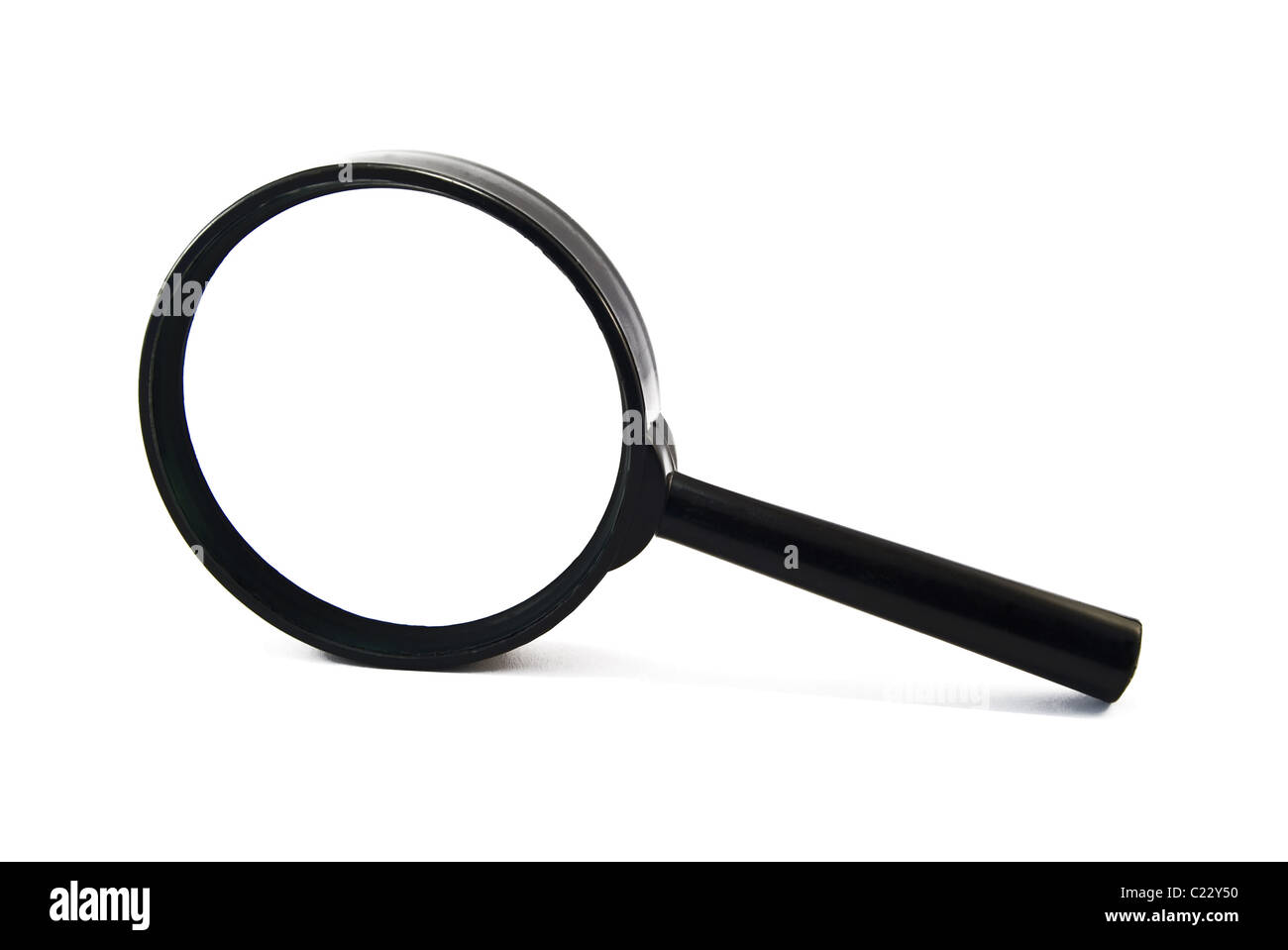 Loupe est isolé sur fond blanc Banque D'Images