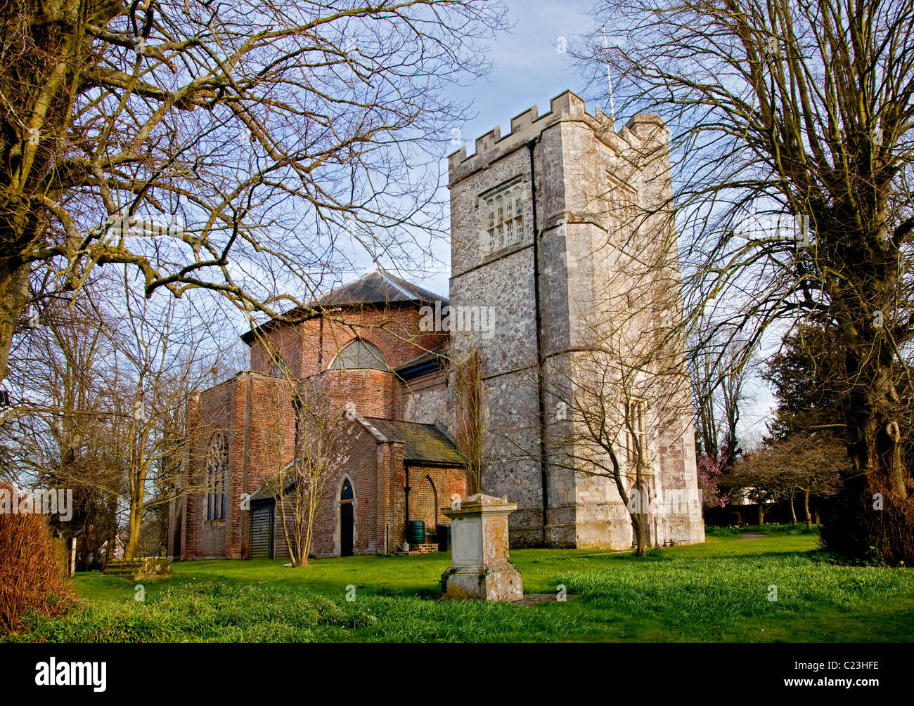 Église St Marys, Micheldever, Hampshire, Angleterre Banque D'Images