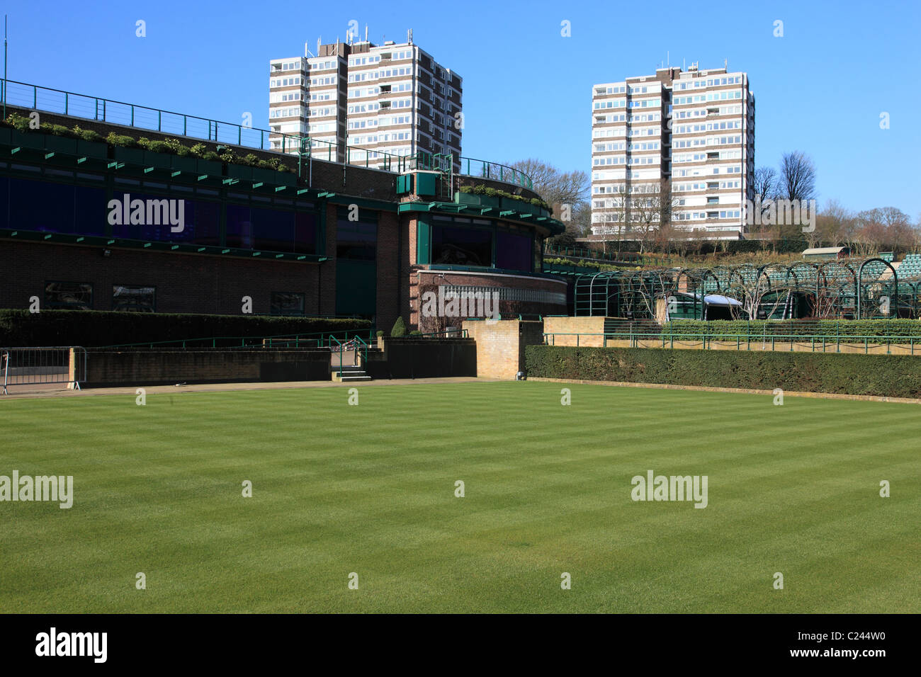All England Lawn Tennis Club de Wimbledon en Angleterre Surrey Banque D'Images