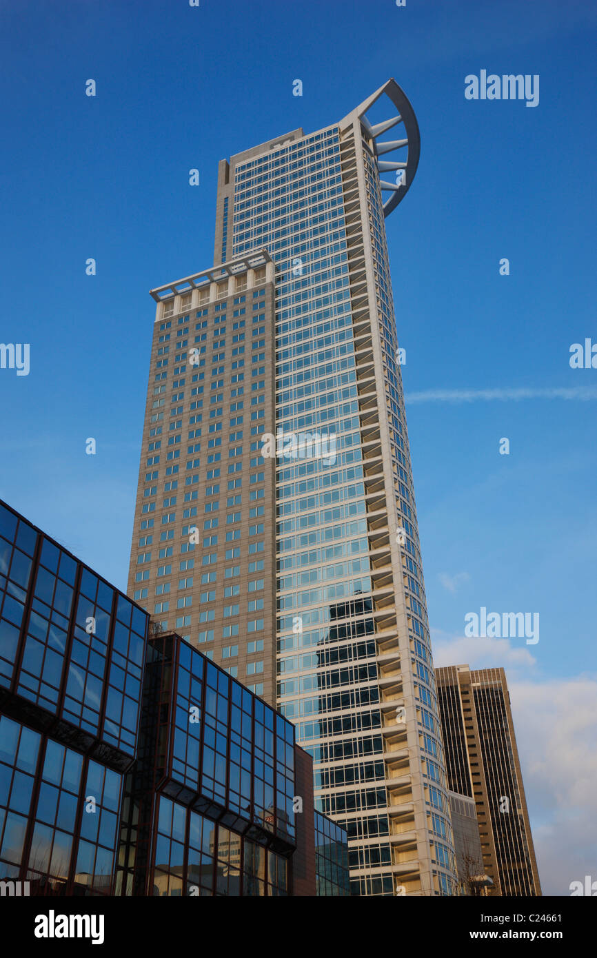 Skyscraper, Francfort-sur-Mein. Banque D'Images