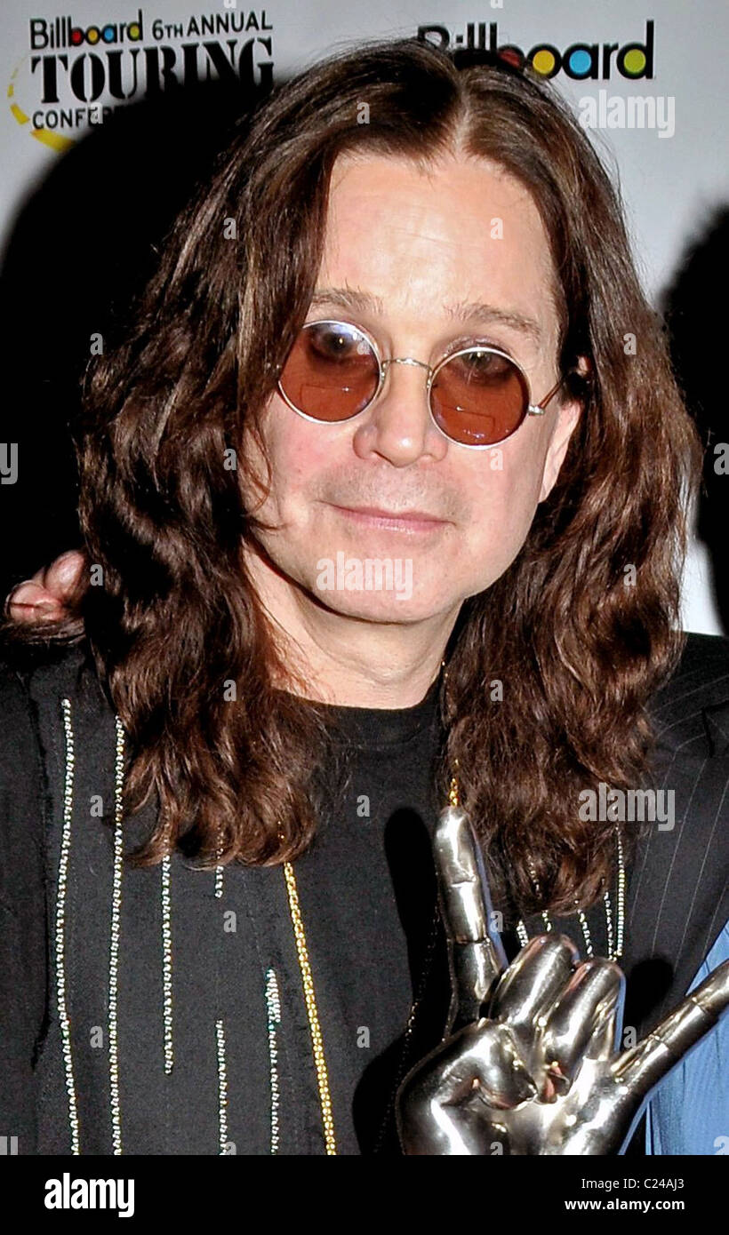 Ozzy Osbourne a présenté avec Billboard Légende de vivre Award New York City, USA - 05.11.09 Patricia Schlein/ Banque D'Images