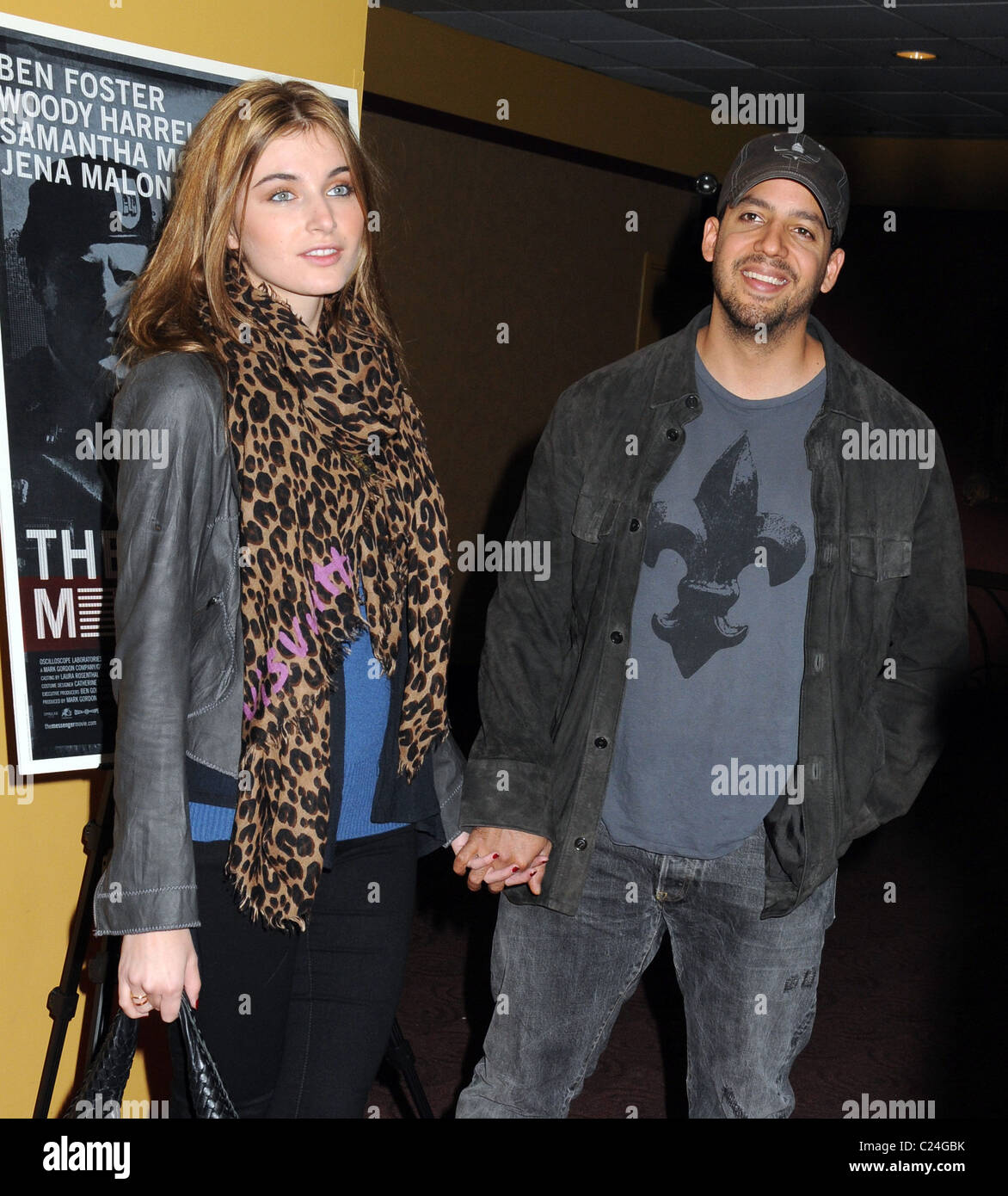 Alizee Guinochet et David Blaine Le New York premiere de 'Le messager