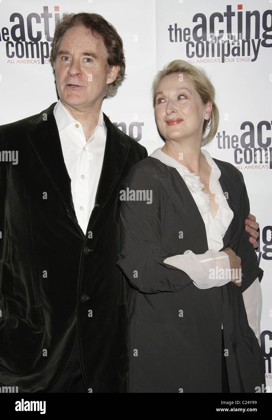Kevin Kline et Meryl Streep cocktail célébrant Kevin Kline et Meryl Streep en vedette dans 'Shakespeare's l'Amant et Banque D'Images