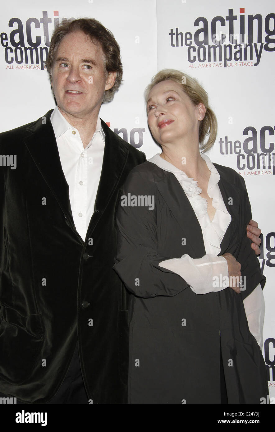 Kevin Kline et Meryl Streep cocktail célébrant Kevin Kline et Meryl Streep en vedette dans 'Shakespeare's l'Amant et Banque D'Images