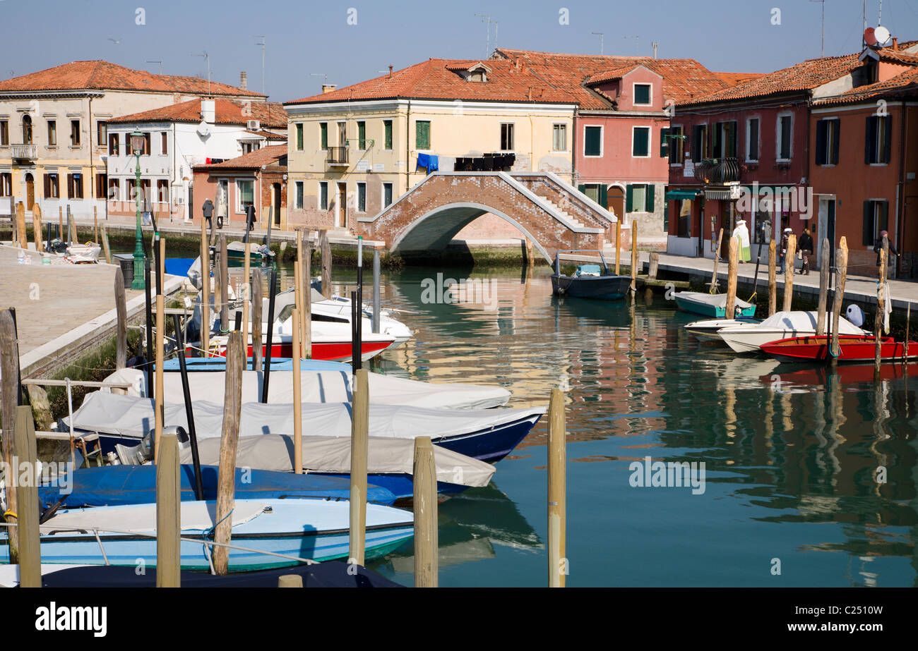 Venise - forme de l'architecture de l'île de Murano San Banque D'Images