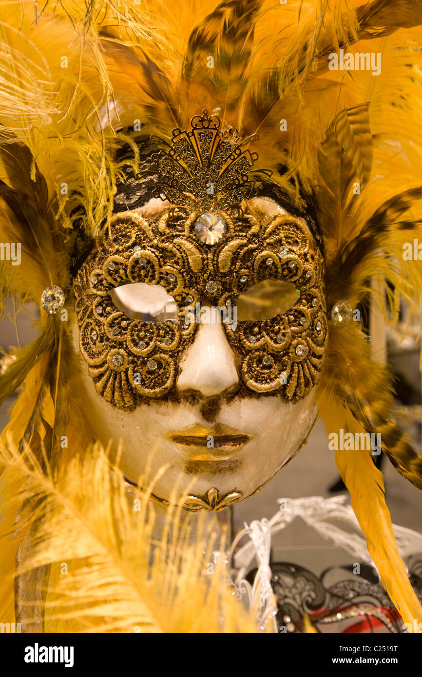 Masque pour le carnaval de Venise - Banque D'Images