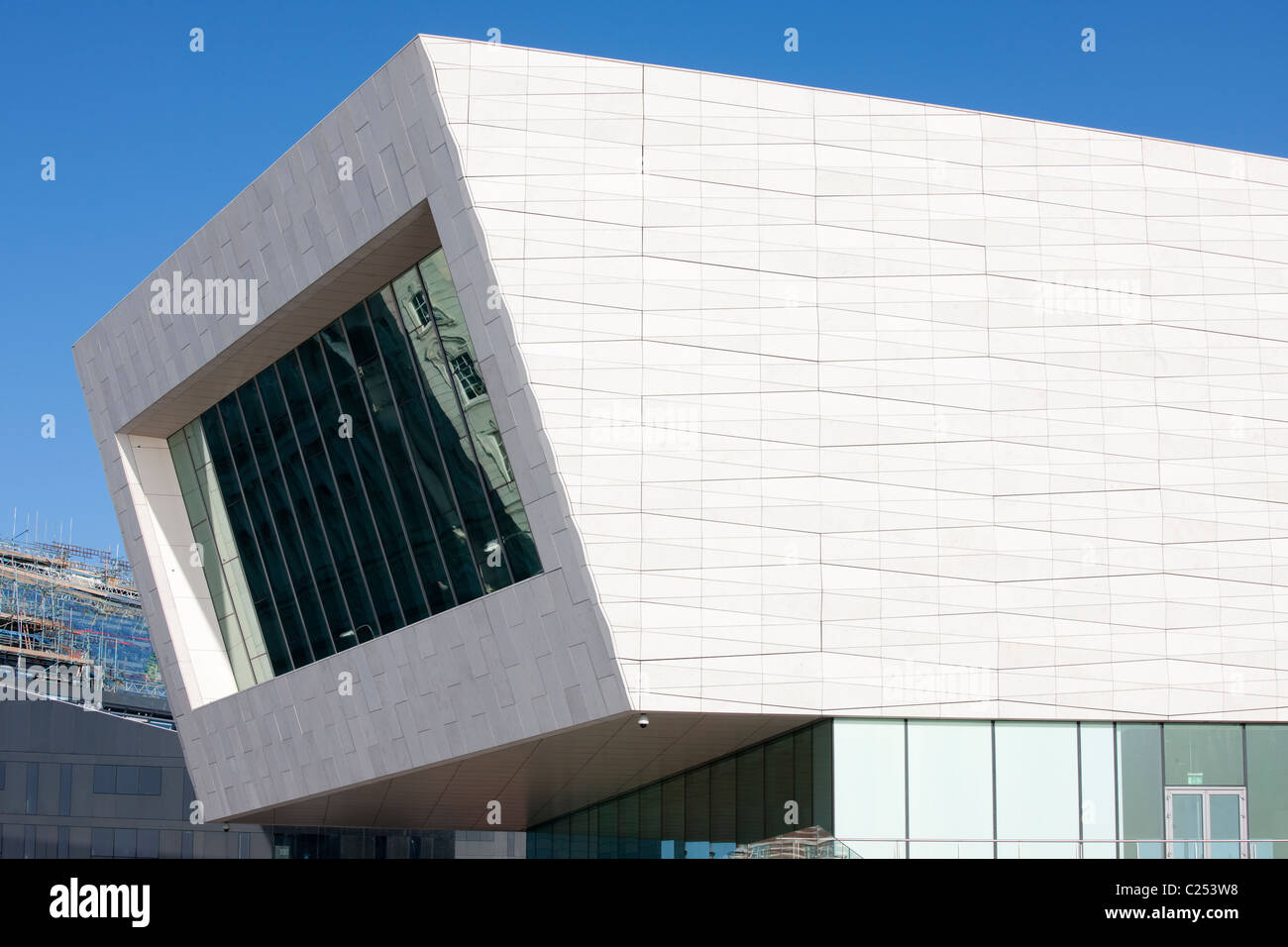 Extérieur de la nouvelle Musée de Liverpool, Liverpool, le bord de l'eau Banque D'Images