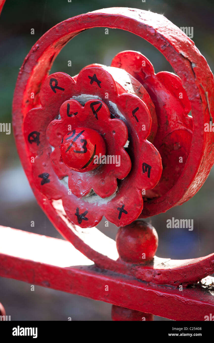 L'entrée de champ de fraises, l'objet d'une chanson des Beatles, Liverpool Banque D'Images