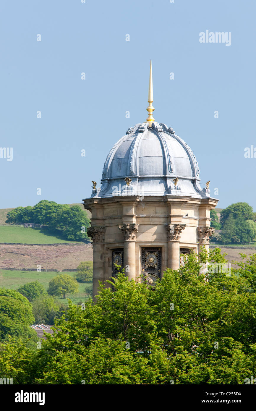 Le dôme de l'église de réforme en Saltaire, Yorkshire, UK Banque D'Images