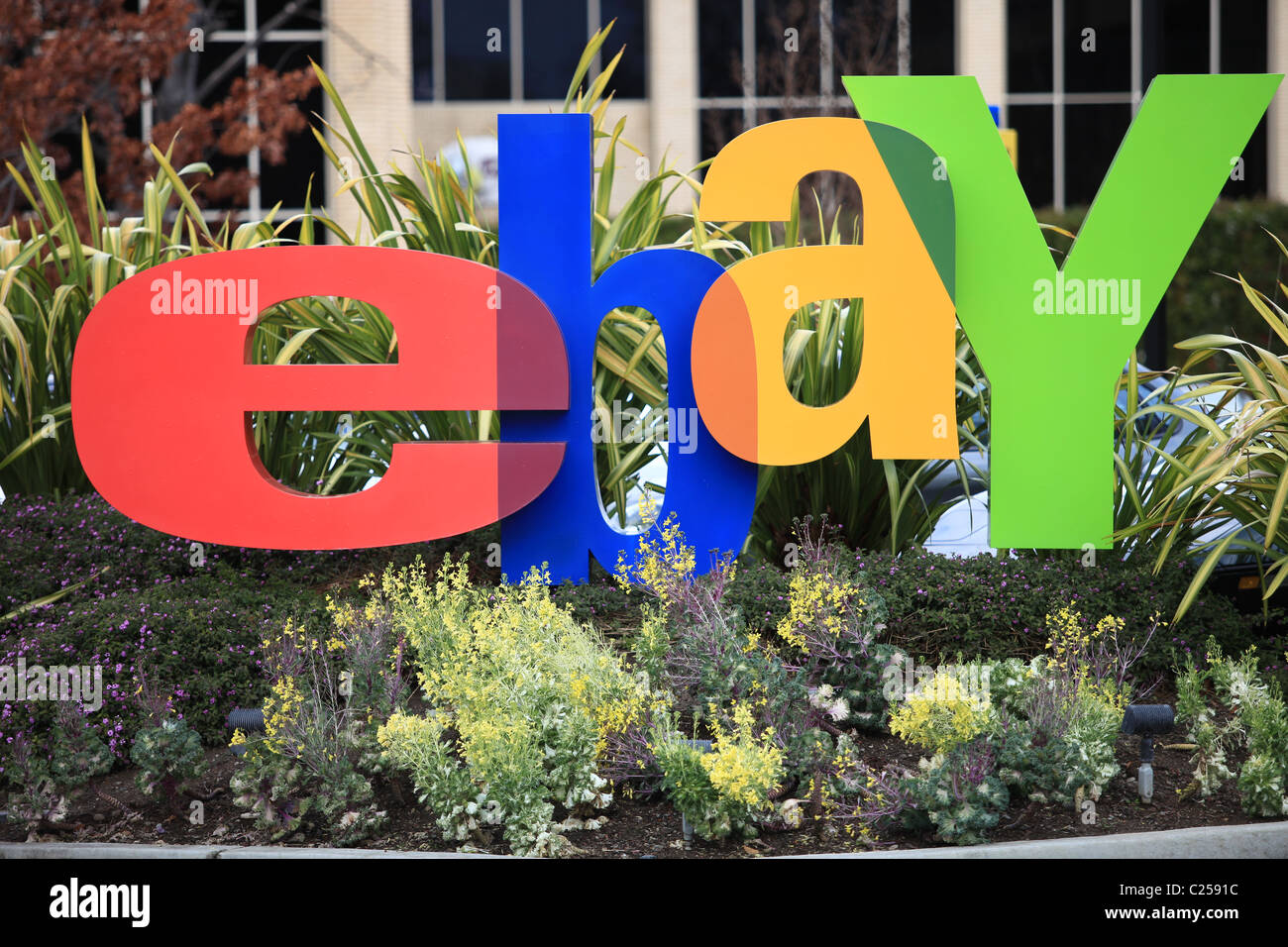 WHITMAN EBAY SIGNE CAMPUS & LOGO SILICON VALLEY TECH COMPANY 31 Mars 2011 Banque D'Images