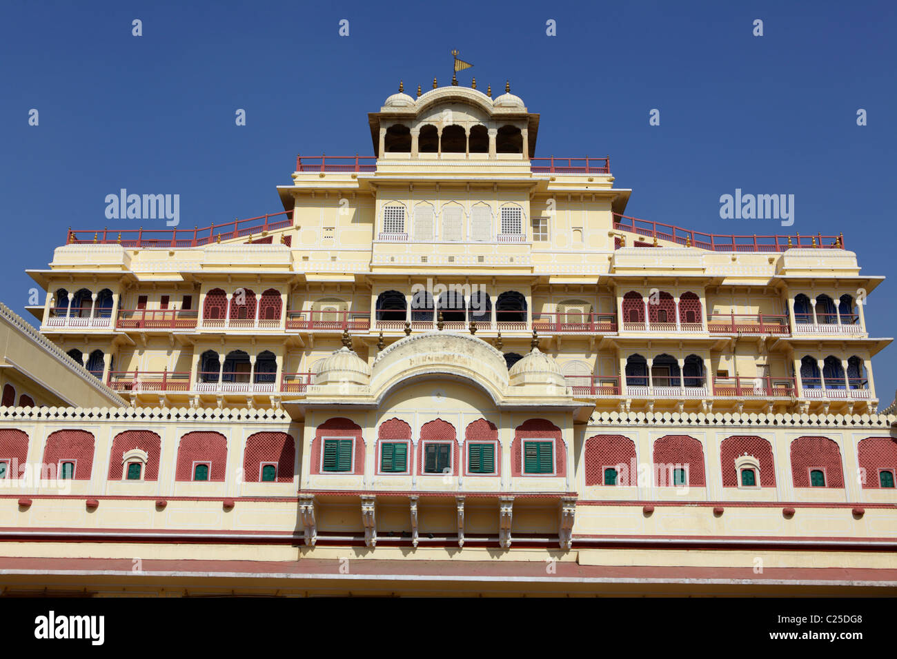 Chandra Mahal Palace à Jaipur, Inde Banque D'Images