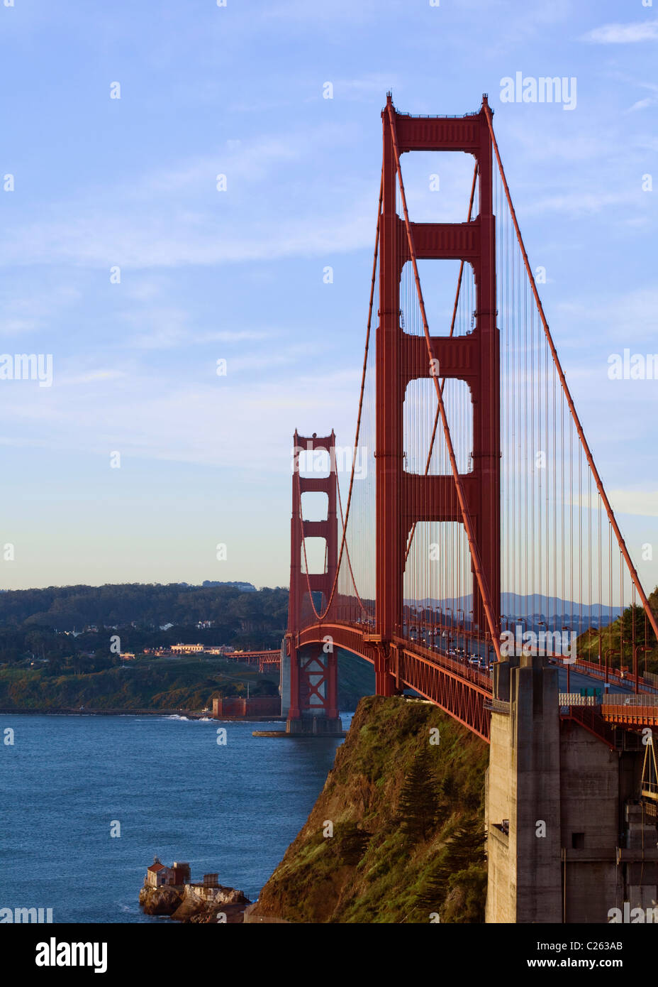 Le Golden Gate Bridge - San Francisco, California USA Banque D'Images