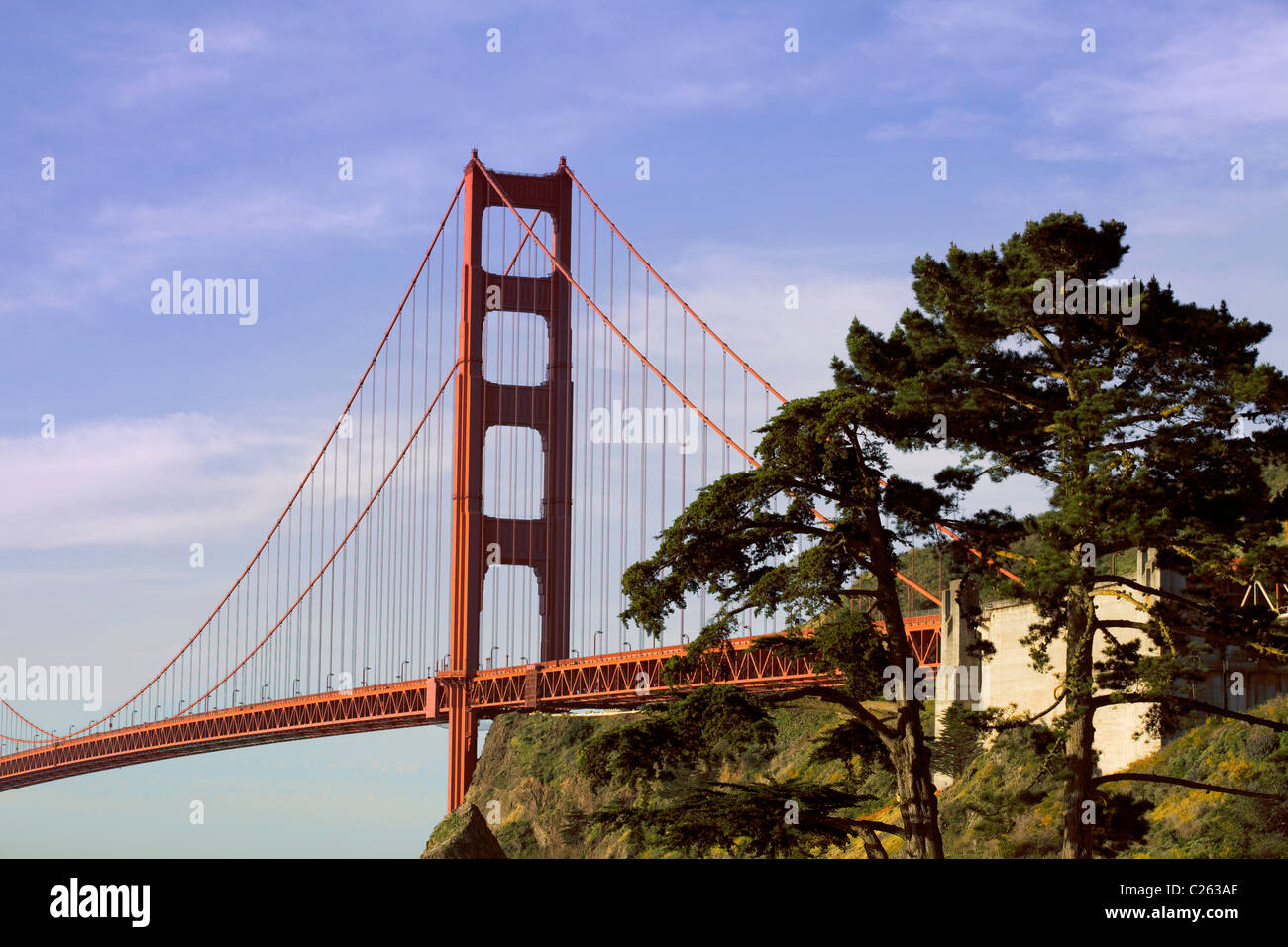 Le Golden Gate Bridge - San Francisco, California USA Banque D'Images
