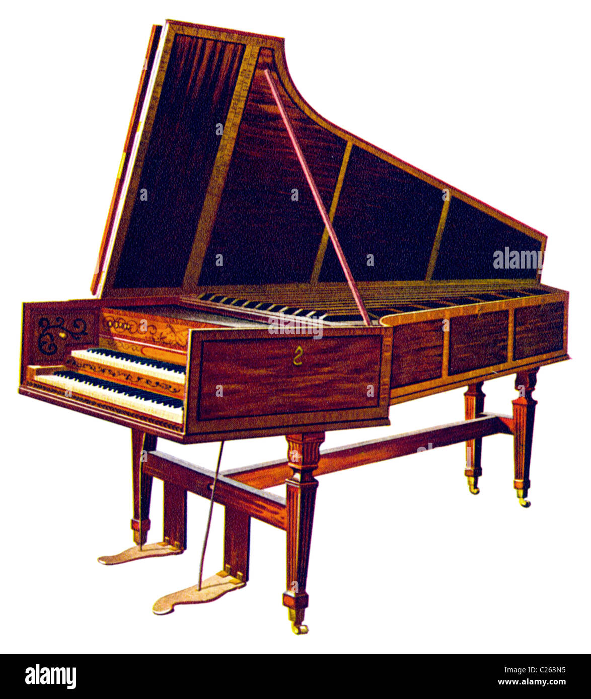 Harpsichord instrument Banque de photographies et d'images à haute  résolution - Alamy