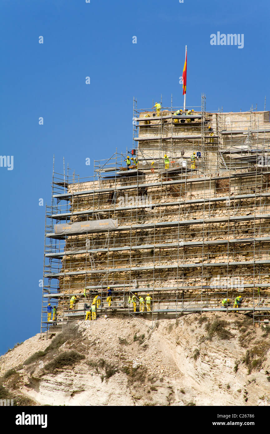La construction, le Bastion, Medina Sidonia (vieille ville), Melilla, Maroc espagnol, Espagne Banque D'Images