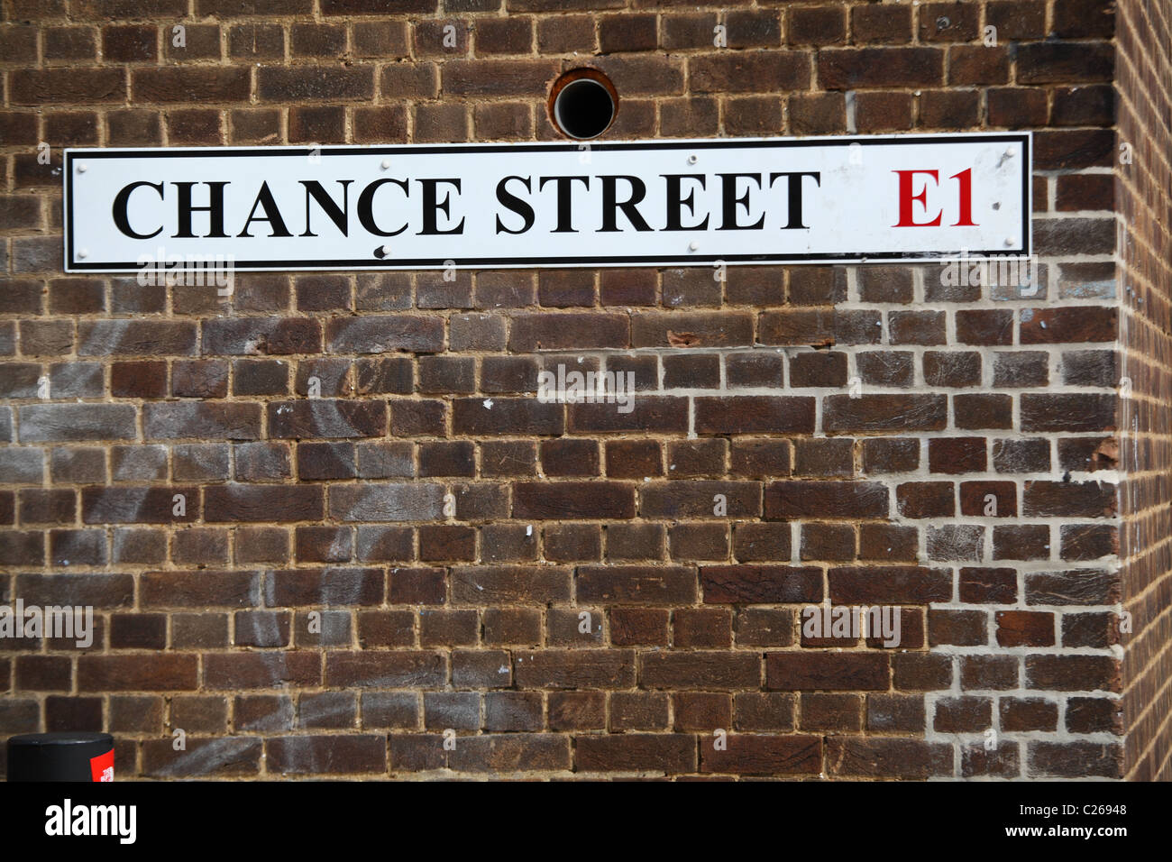 Chance Street à Londres UK E1 Banque D'Images