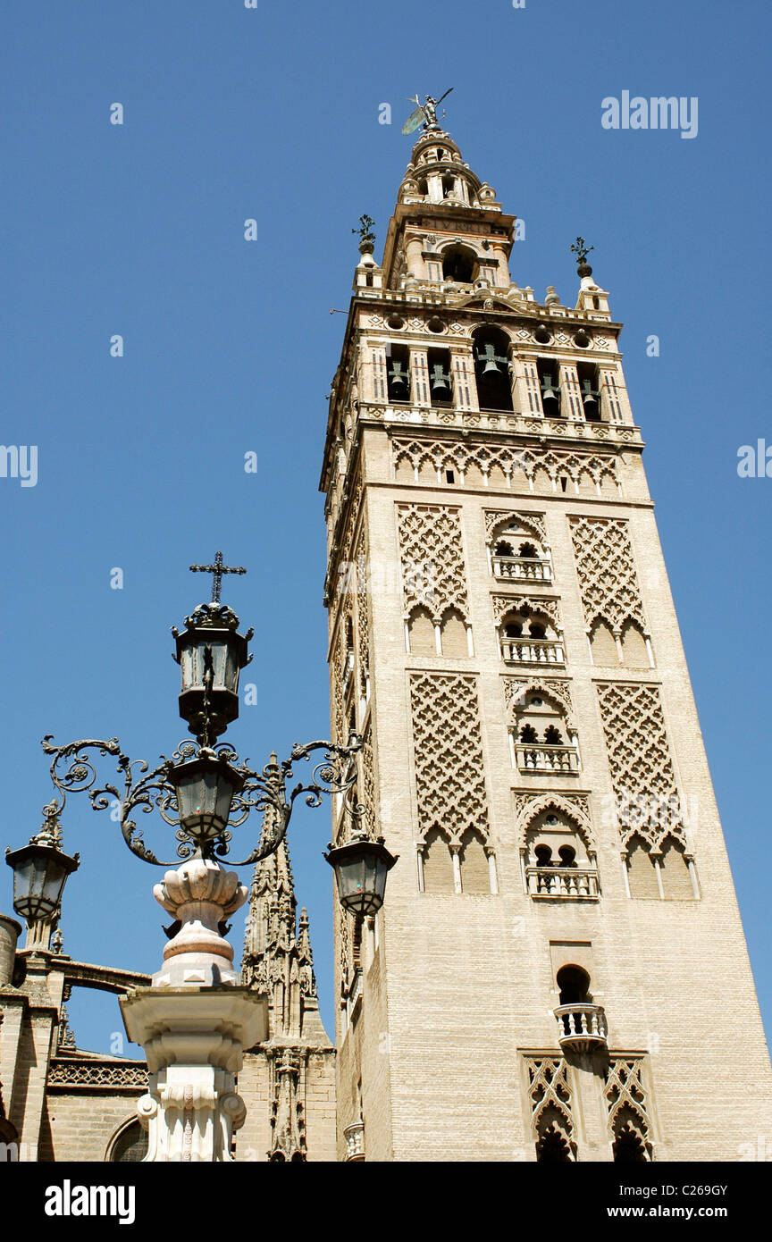 La tour Giralda. .Sevilla Andalousie, Espagne Banque D'Images