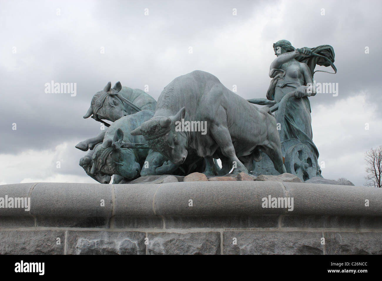 La Fontaine Gefion Copenhagen Danemark Banque D'Images