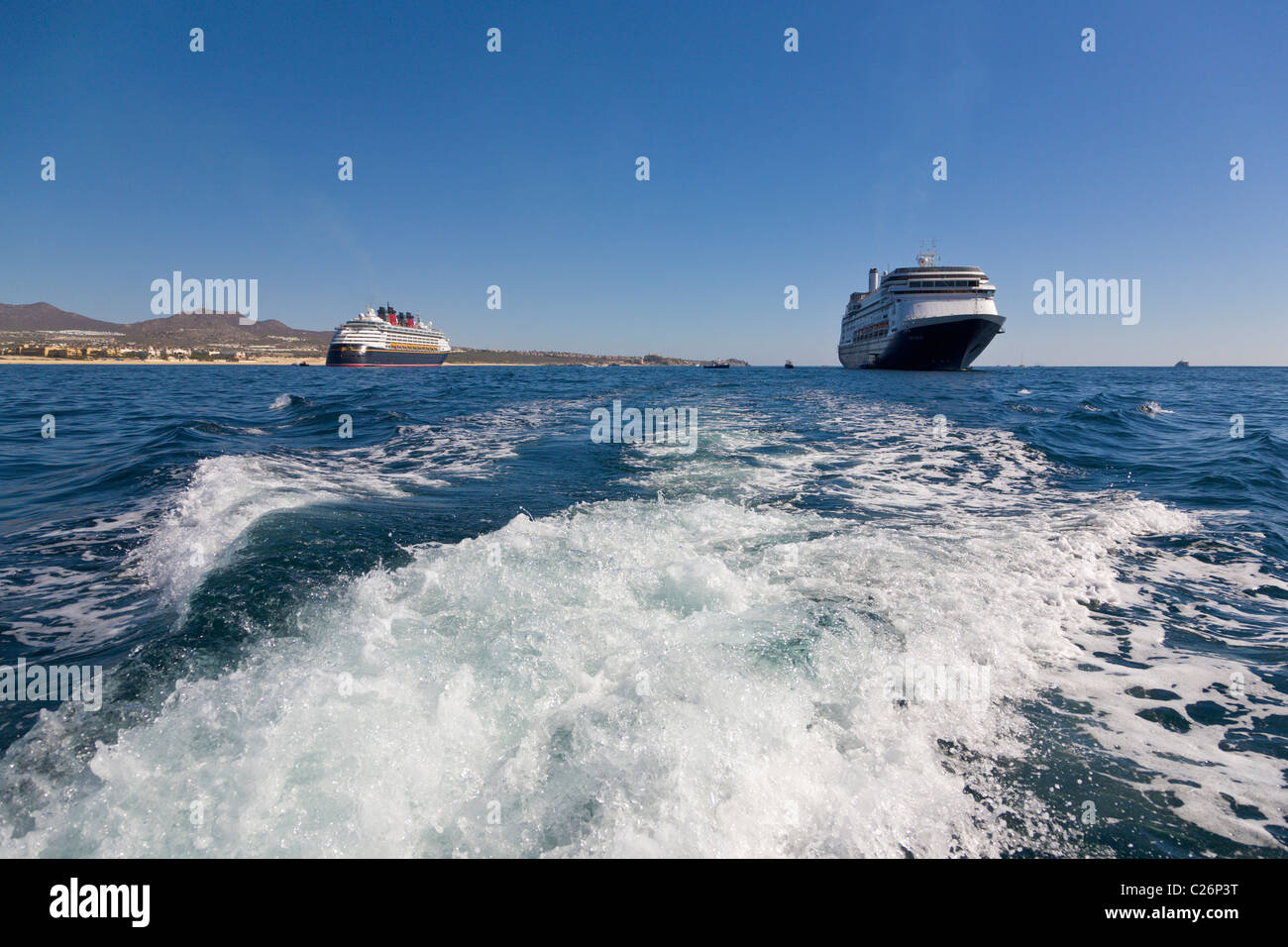 Les navires de croisière à Cabo San Lucas, Baja California, Mexique Banque D'Images