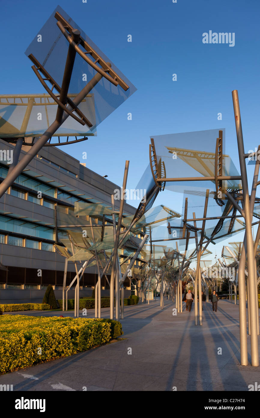 Le palais Euskalduna, Bilbao, Bizkaia, Espagne Banque D'Images