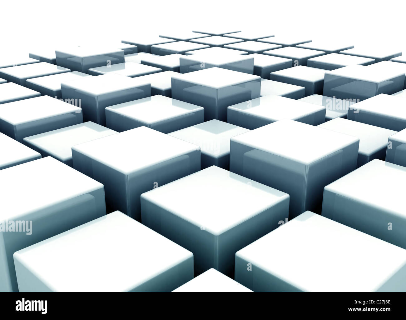 Les blocs 3d abstract background Banque D'Images