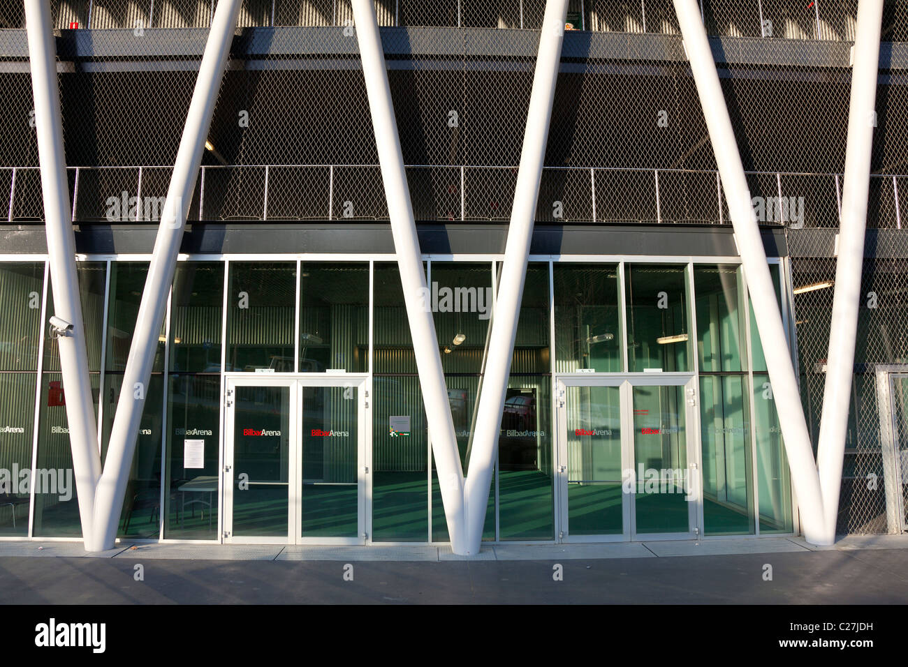 Centre de sports arena Bilbao, Bilbao, Bizkaia, Espagne Banque D'Images