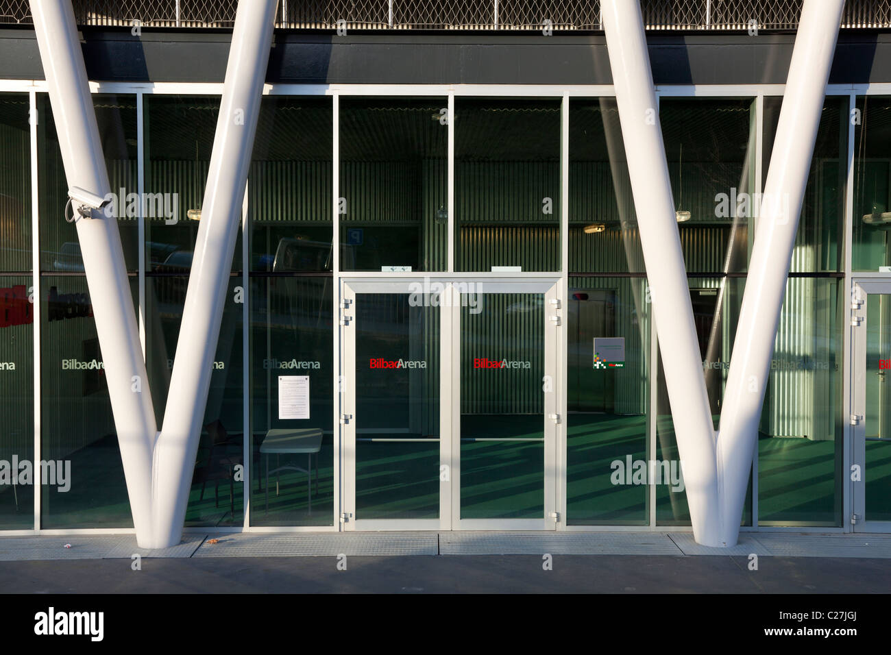 Centre de sports arena Bilbao, Bilbao, Bizkaia, Espagne Banque D'Images