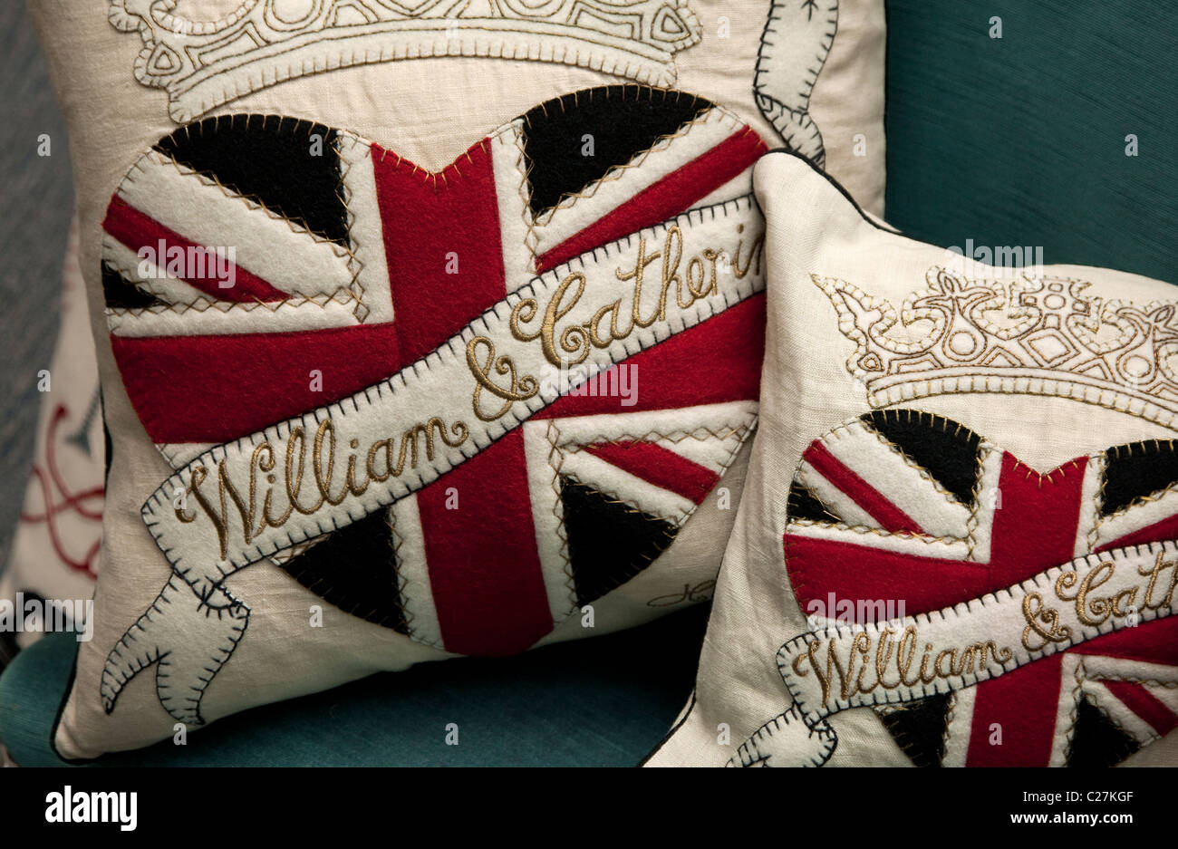 Mariage Royal de souvenirs en vente à Londres Banque D'Images
