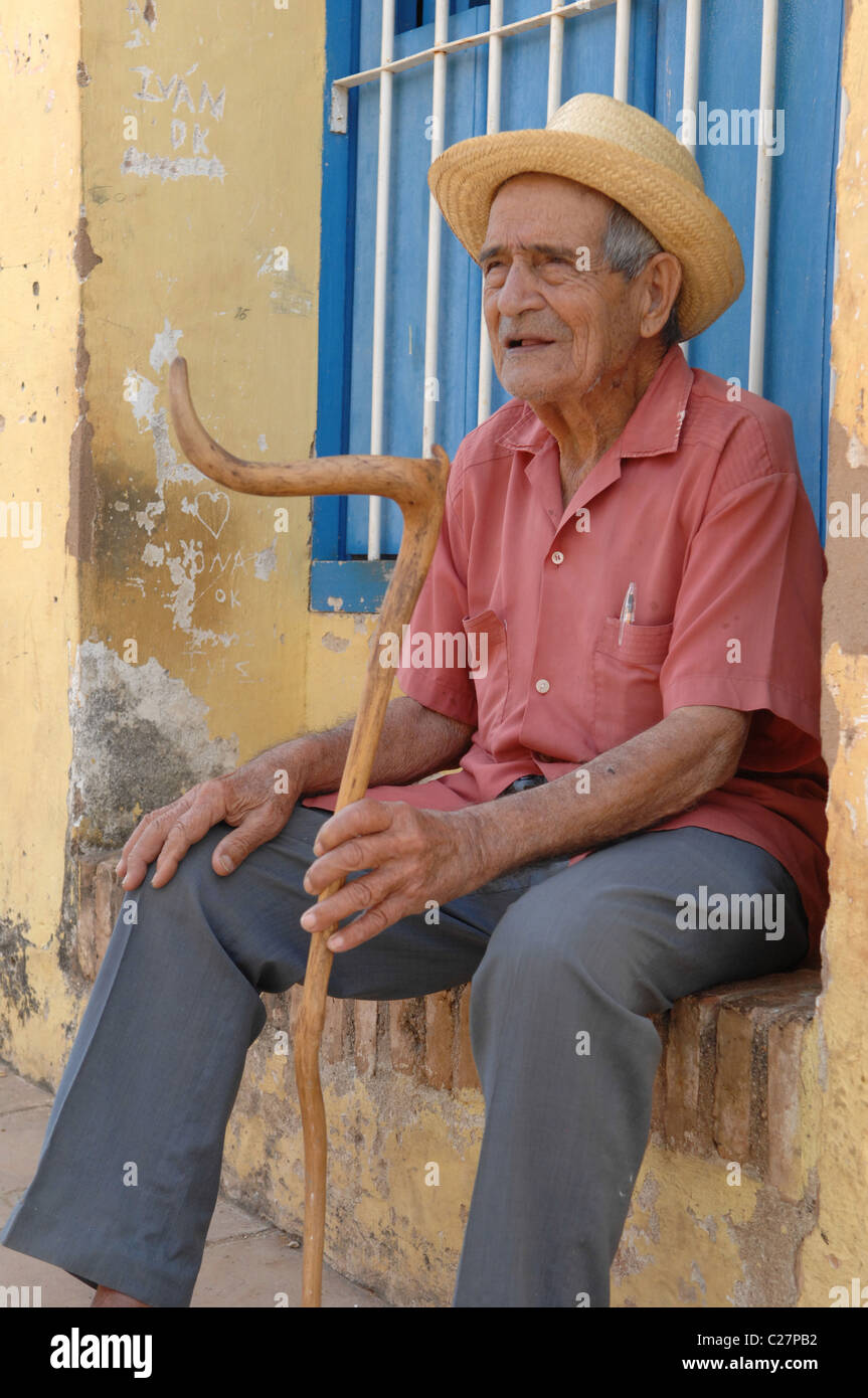 Des scènes de rue et les gens Trinidad Cuba Banque D'Images