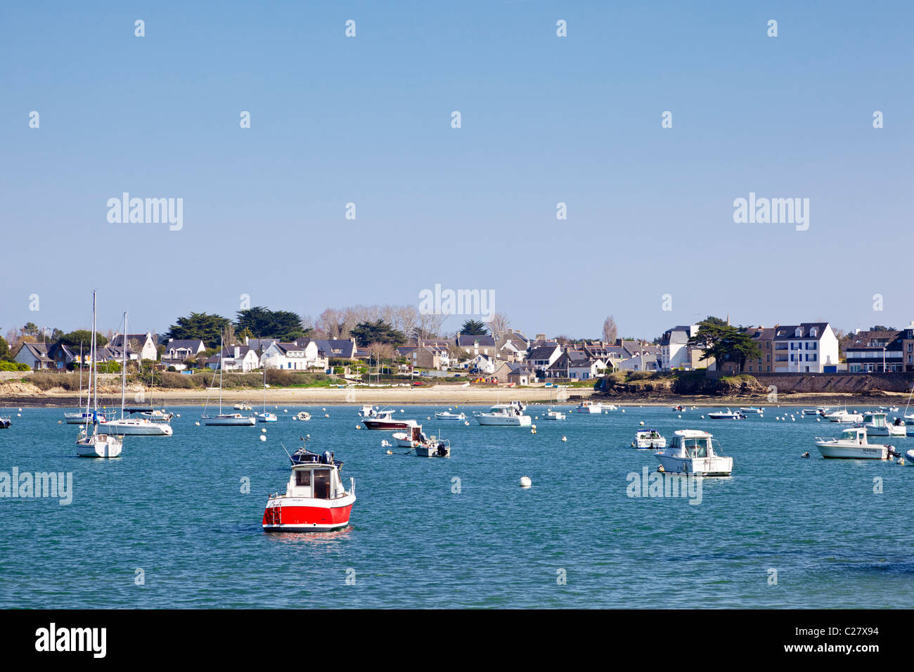 Port de Port Navalo, Arzon, presqu'île de Rhuys, Golfe du Morbihan, Bretagne, France, Europe Banque D'Images